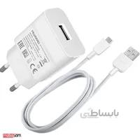 شارژر دیواری هواوی P8 مدل AM110 همراه با کابل MicroUSB ا Huawei P8 AM110 Wall Charger With MicroUSB Cable