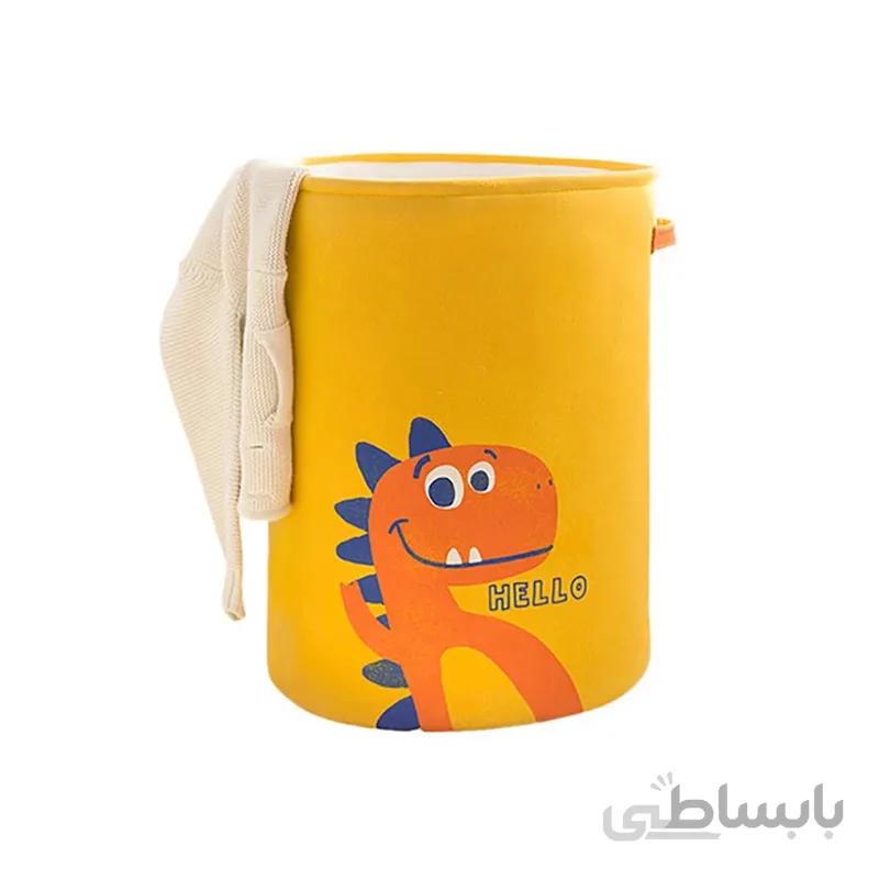 سبد لباس و اسباب بازی کودک مدل دایناسور