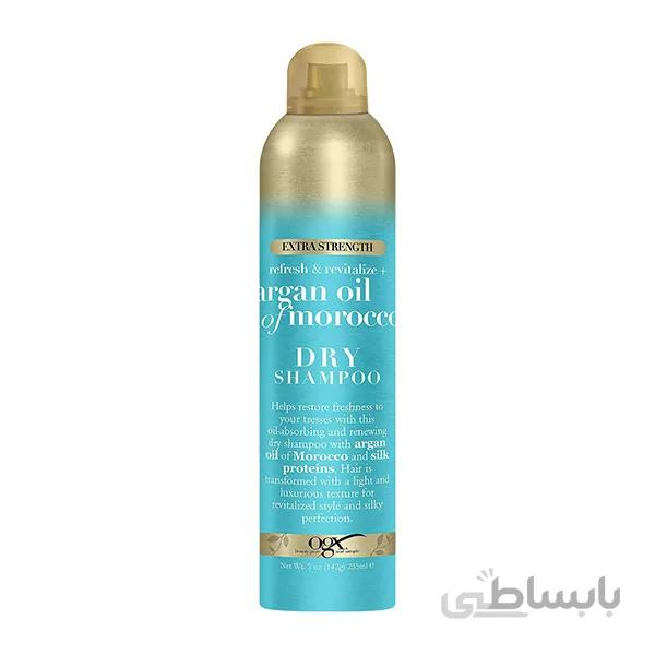 شامپو خشک مو او جی ایکس مدل Argan Oil Of Morocco حجم 235 میلی لیتر