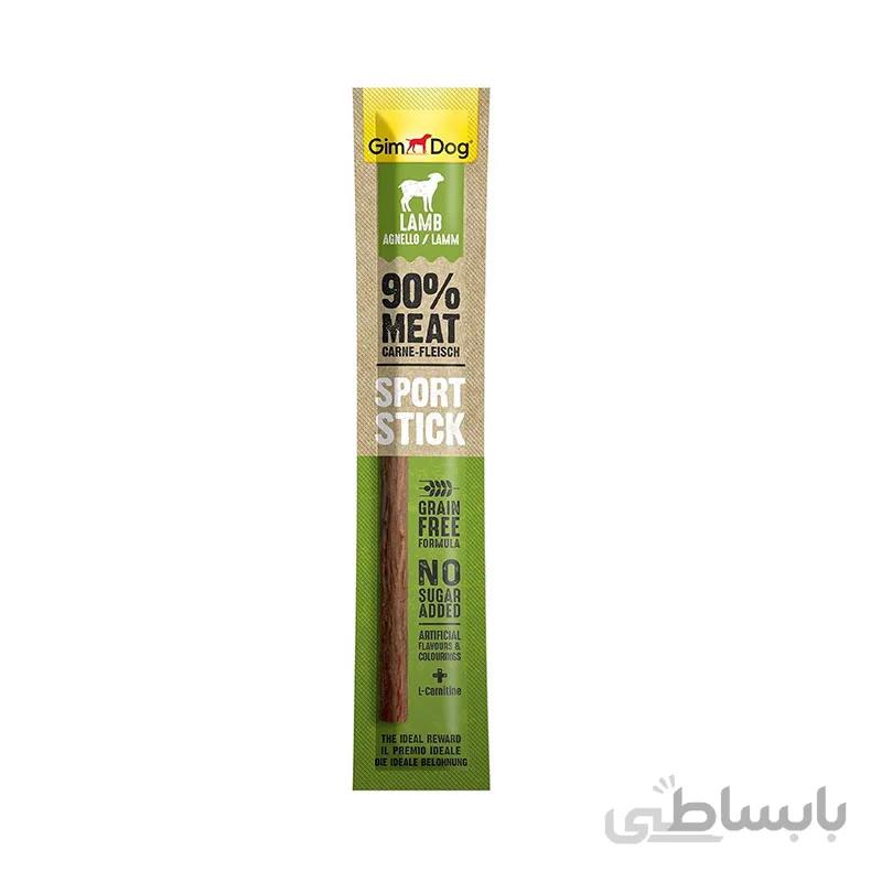 تشویقی ورزشی مدادی سگ جیم داگ مدل(Sport Stick Lamb) طعم بره با وزن 12 گرم