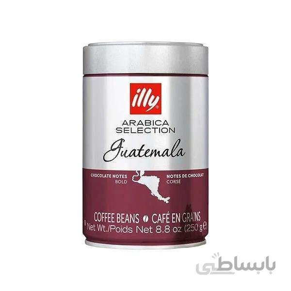 دانه قهوه ایلی مدل guatemala مقدار 250 گرم