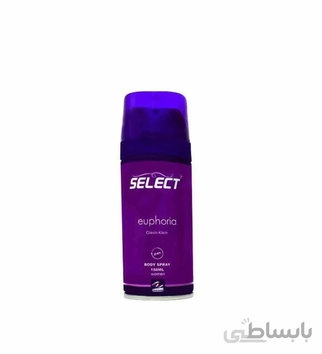 اسپری بدن 150میل سلکت رایحه ایفوریا