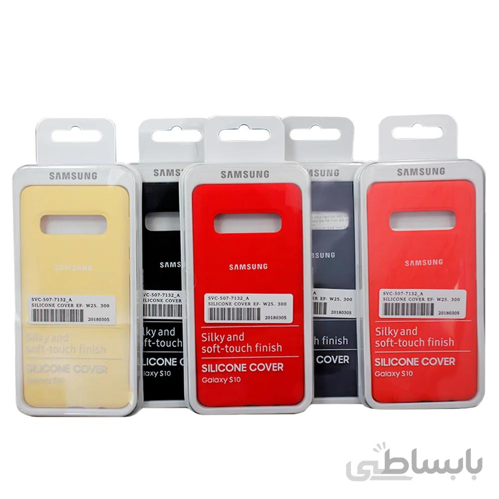 بک کاور Back Cover Silicone Case Galaxy S10