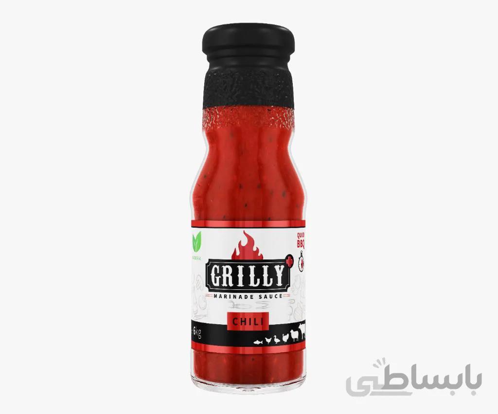 چاشنی مایع مرینت انواع گوشت 210گرم با طعم چیلی باکس 6عددی (عمده)