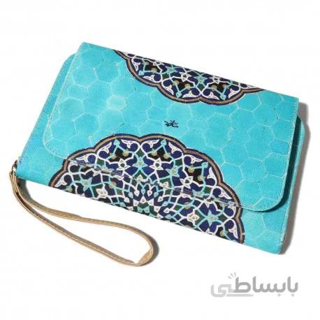 کیف کلاچ درب دار حوض نقاشی