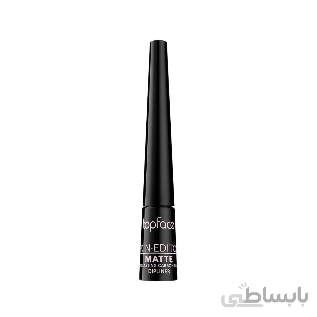 خط چشم مات کربن بلاک تاپ فیس ا Topface Skin Editor Matte Carbon Black Dipliner