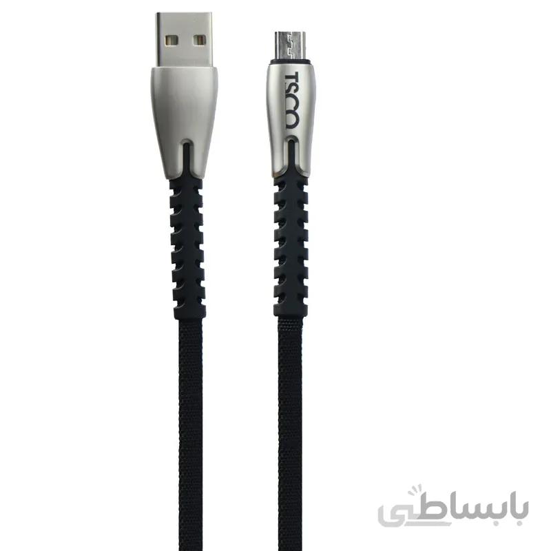 کابل تبدیل USB به microUSB تسکو مدل TC A187 طول 1 متر