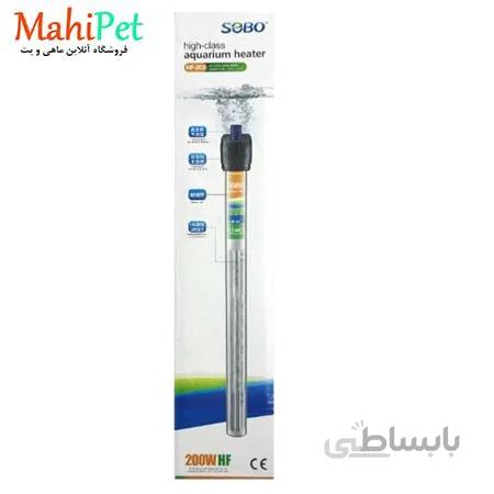 بخاری آکواریوم شیشه یدک دار سوبو SOBO heater HF-200w