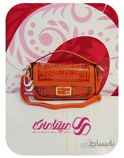 کد 610 کیف دستی دوشی زنانه طلقی طرح فندی