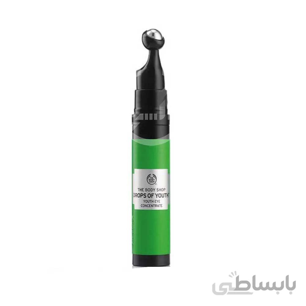 ژل جوانساز دورچشم بادی شاپ مدل drops of youthدر حجم 10میلی لیتر ا Body Shop eye drops rejuvenating gel model drops of youth 10ml