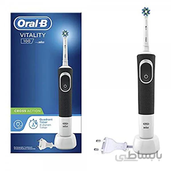 مسواک برقی اورال بی مدل VITALITY 100 Cross Action مشکی