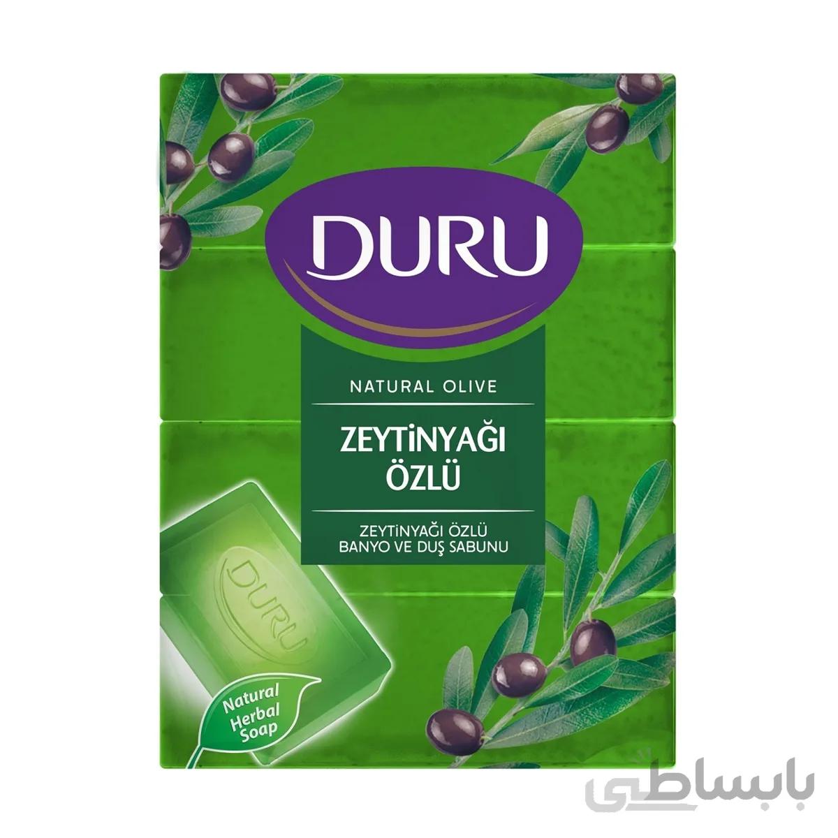 صابون حمام دورو حاوی روغن زیتون بسته 4 عددی
