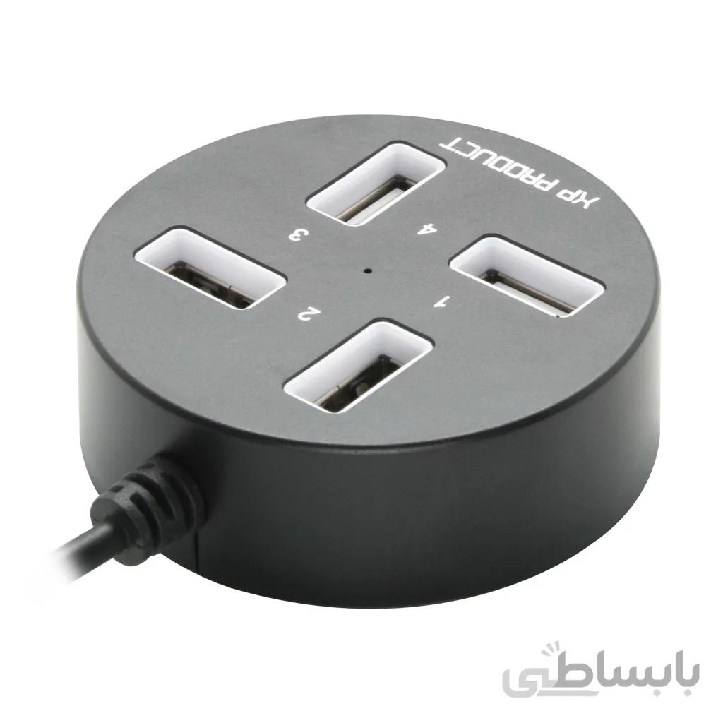 هاب 4 پورت USB 2.0 اکس پی پروداکت مدل XP-H813C ا XP Product XP-H813C 4 port USB 2.0 Hub