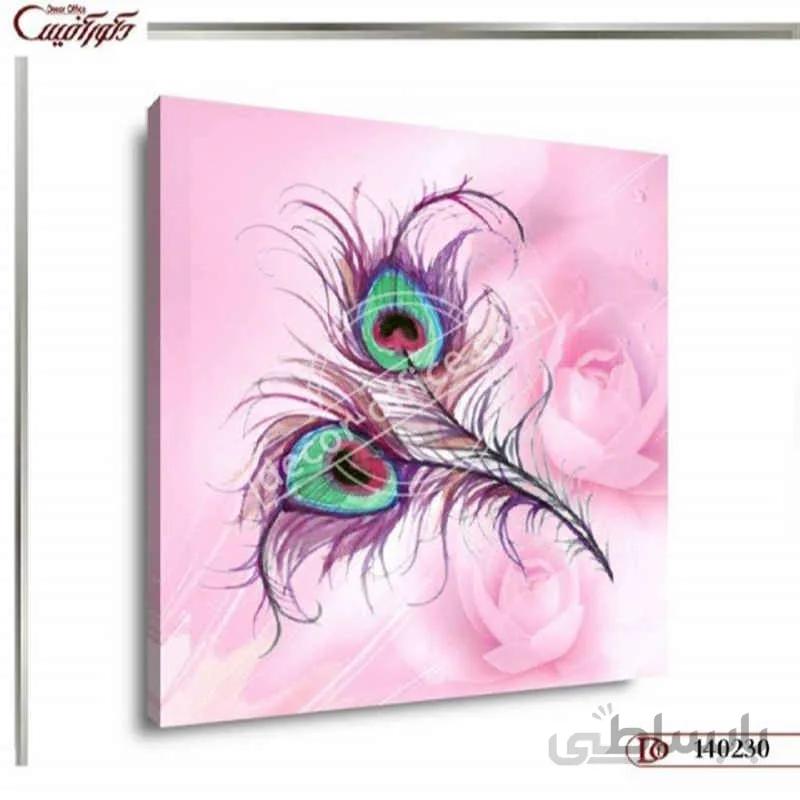 تابلو پر طاووس 0230 ا Peacock feathers 0230