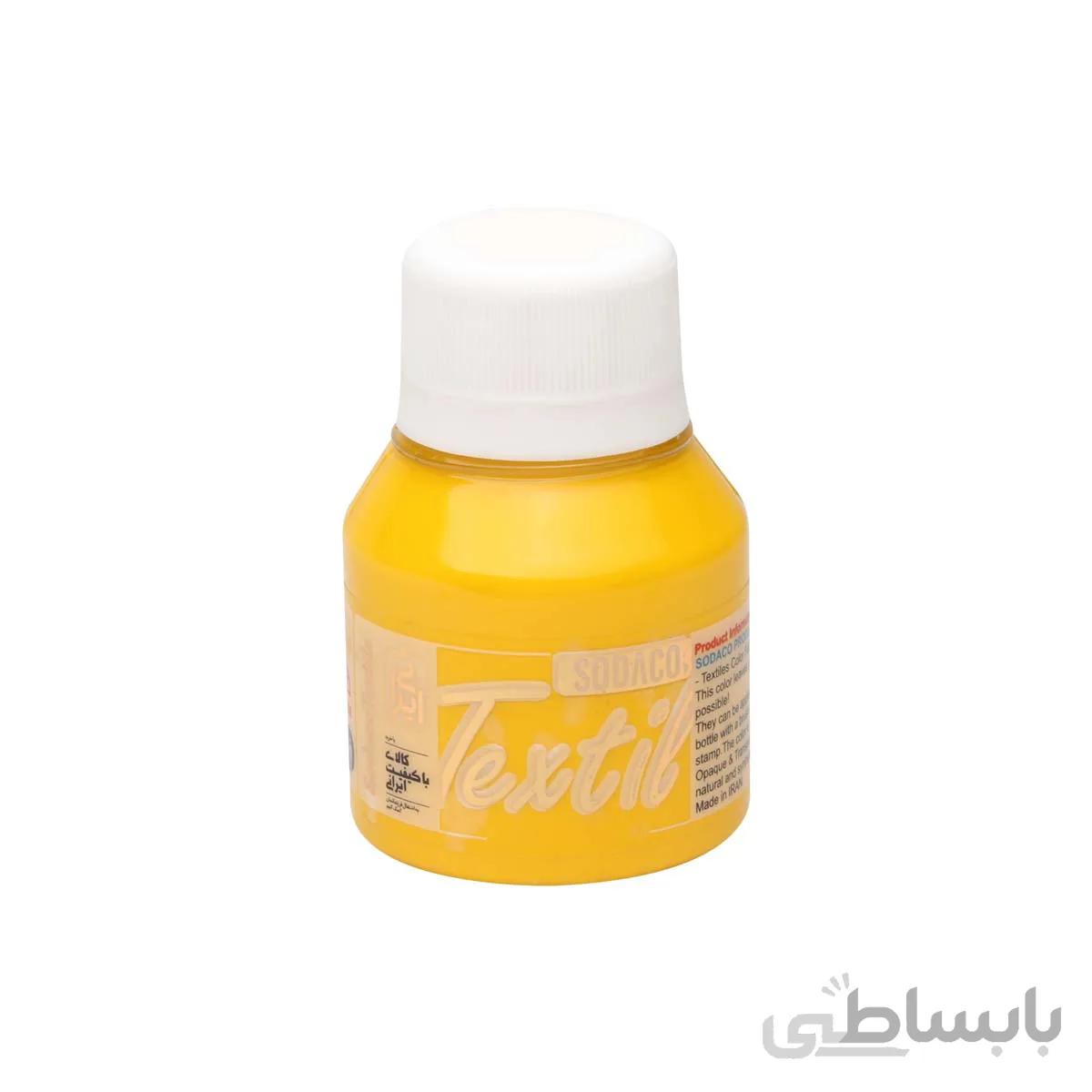 رنگ پارچه سوداکو زرد ترنسپرنت 55 میل کد 2808