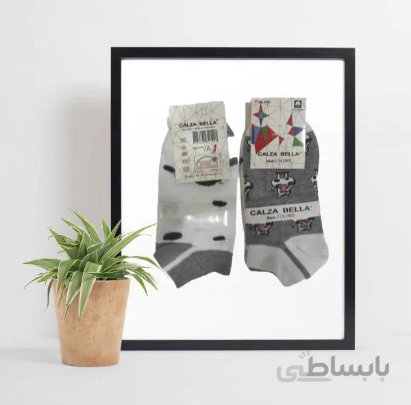 جوراب زنانه مچی Calzabella طرح گاو