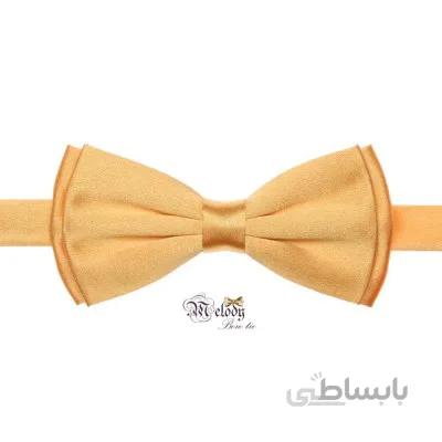 پاپیون سری مندو - مردانه (زرد سیر براق)