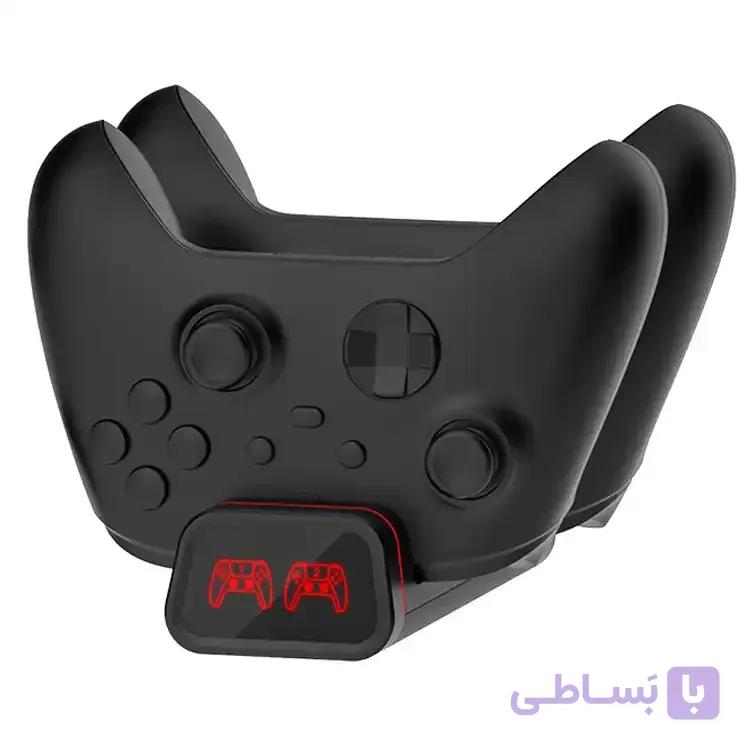 خرید پایه شارژر دوگانه Dobe به همراه باتری قابل شارژ برای ایکس باکس
