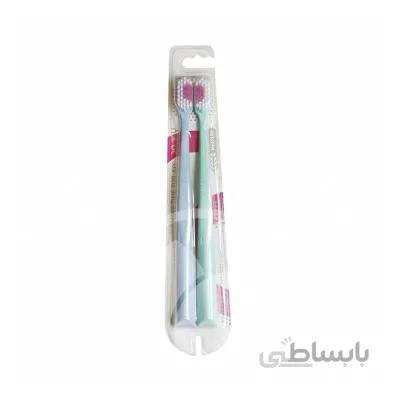مسواک ریجوی کد722 با برس متوسط 2عدد ا Rejoy Double Toothbrush Medium2 pcs