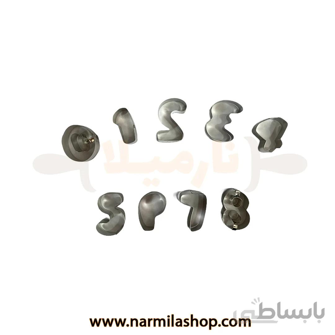 کاتر اعداد استیل انگلیسی