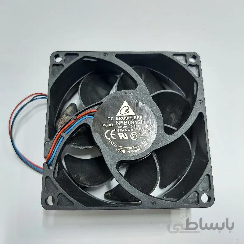 فن مربعی 80*80*25 میلیمتر 12 ولت 200 میلی آمپر شارپ XR-32S و XR-30X ویدئو پروژکتور