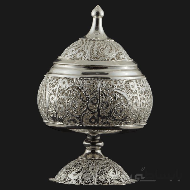 گزخوری مدل سیبی بزرگ پایه دار ملیله