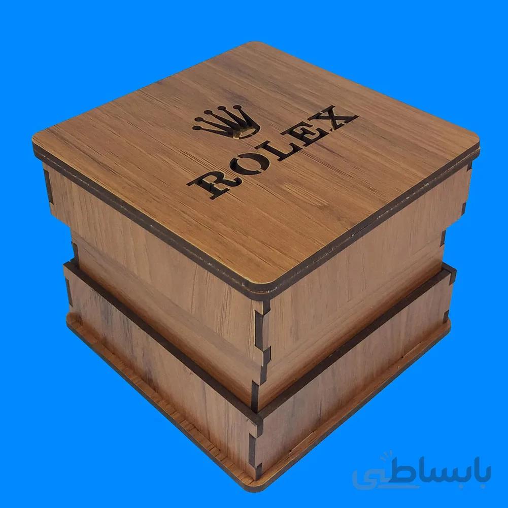 جعبه چوبی ساعت مچی رولکس