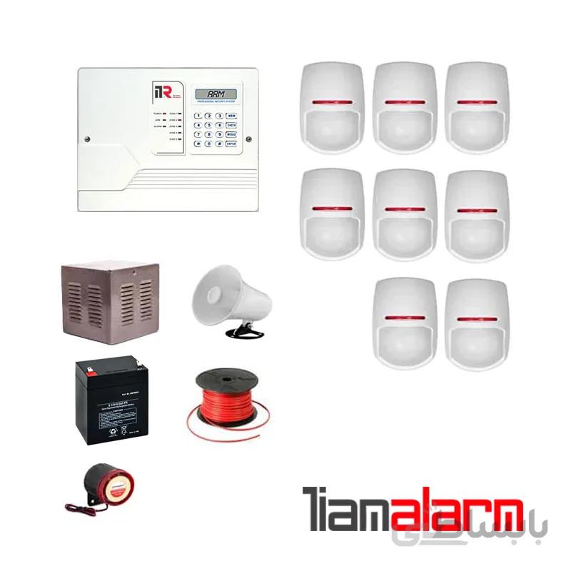 پکیج دزدگیر اماکن باسیم مدل ای تی ار سیم کارتی و تلفنی I50PY8