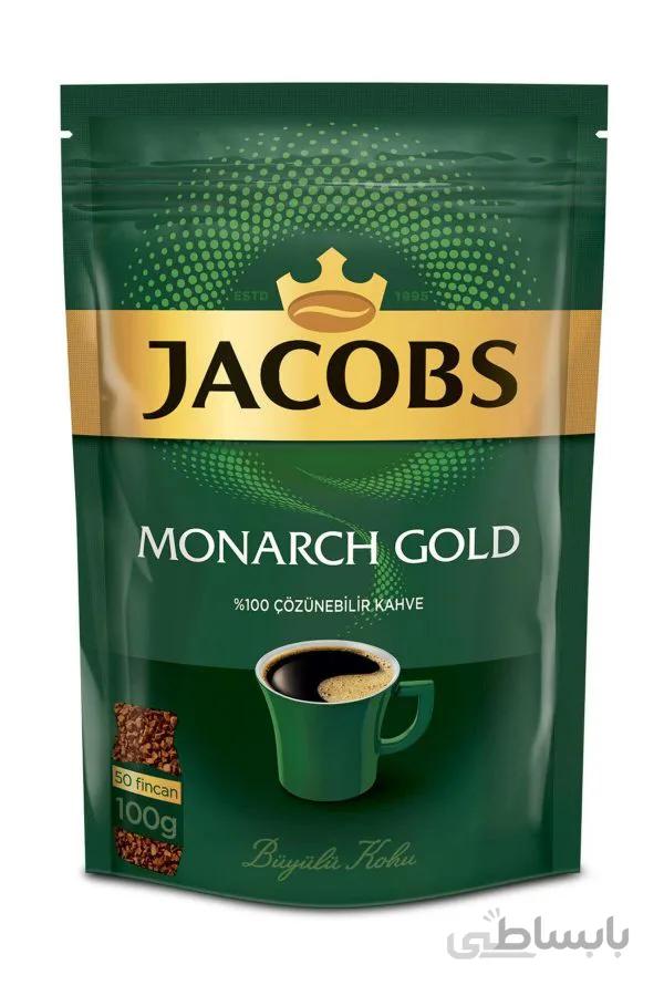 پودر قهوه جاکوبز مدل MONARCH GOLD وزن 100 گرم