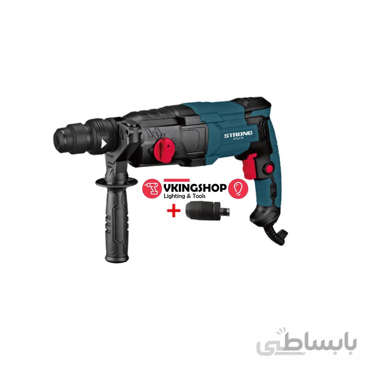 بتن کن 3 کیلویی سه کاره اتومات1050وات استرانگ مدل STG3-28