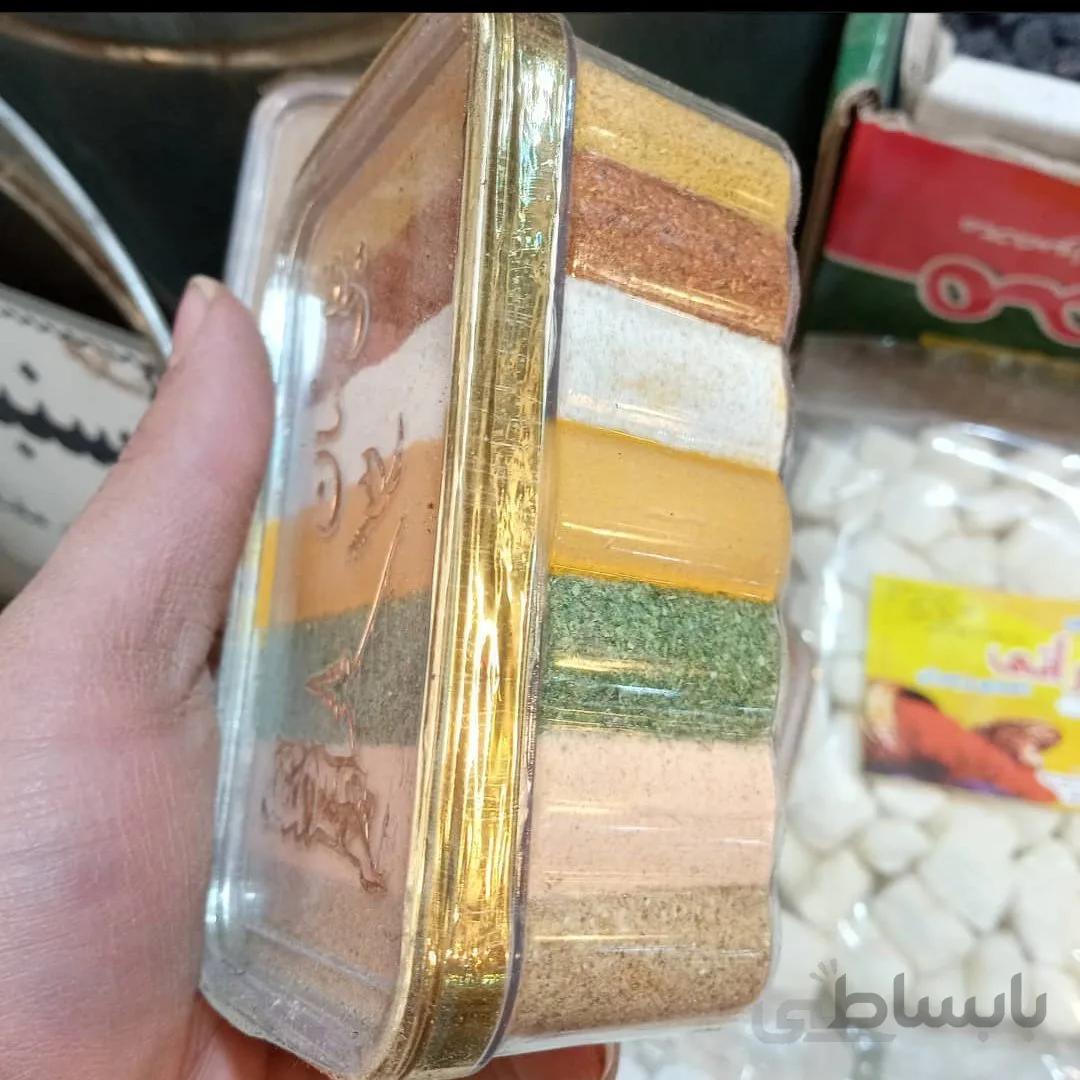 ادویه 7 قلم قالبی نیلی سان