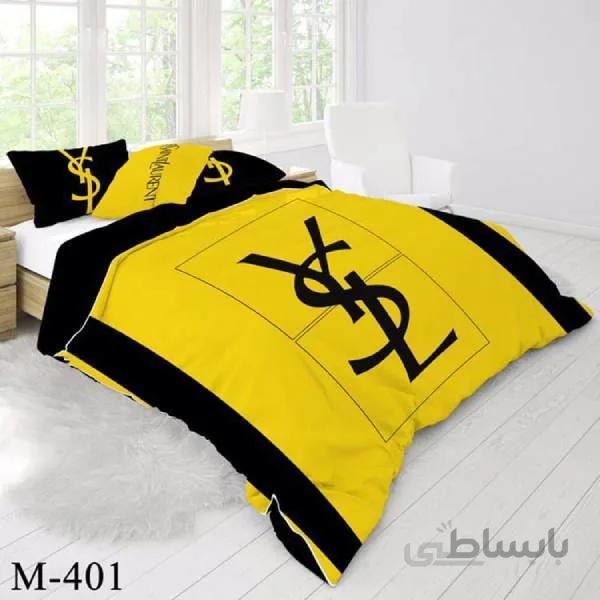 روتختی سه بعدی ساتن ابریشم ترک طرح برند کد M 401