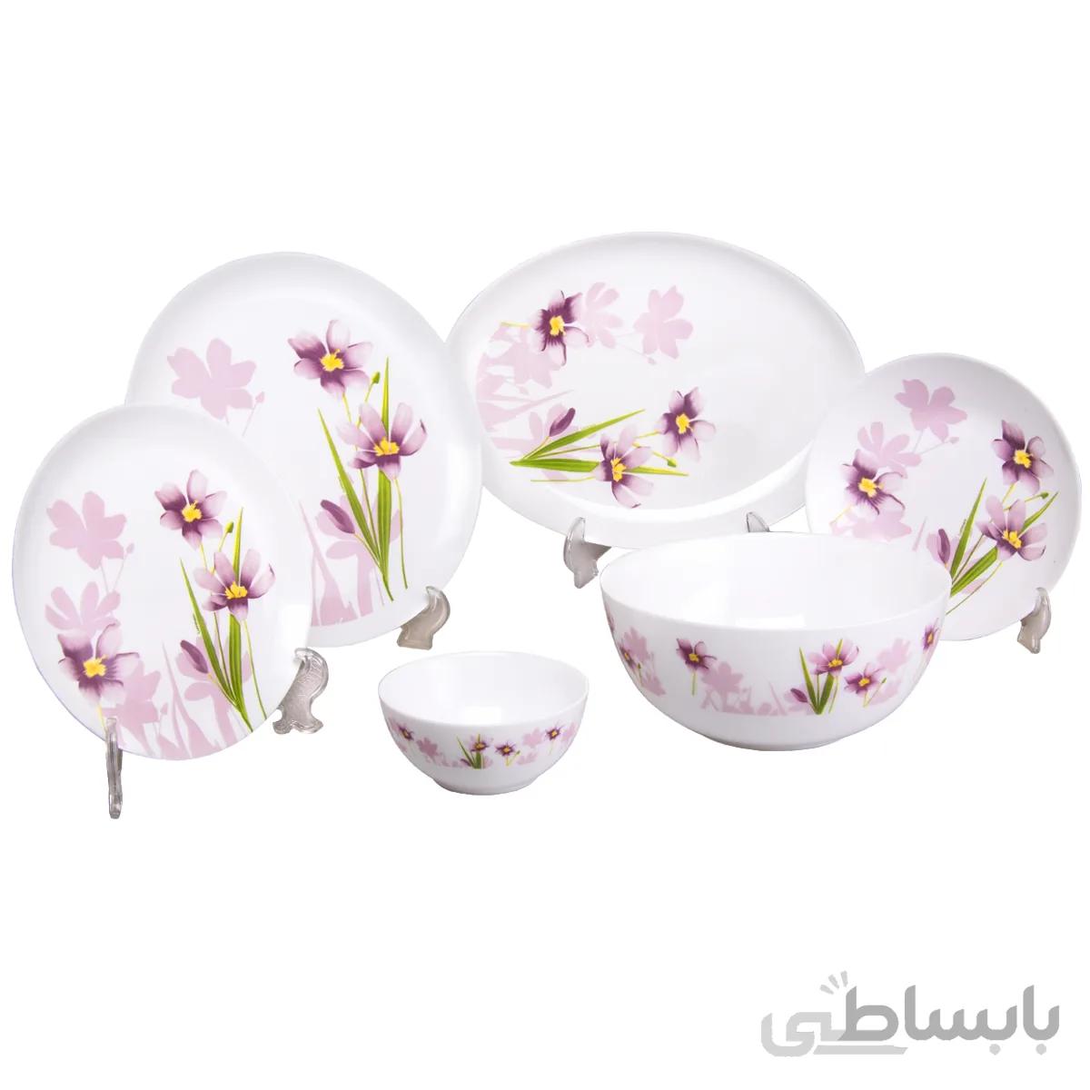 سرویس غذاخوری 26 پارچه لومینارک طرح Dream Grass کد 9004