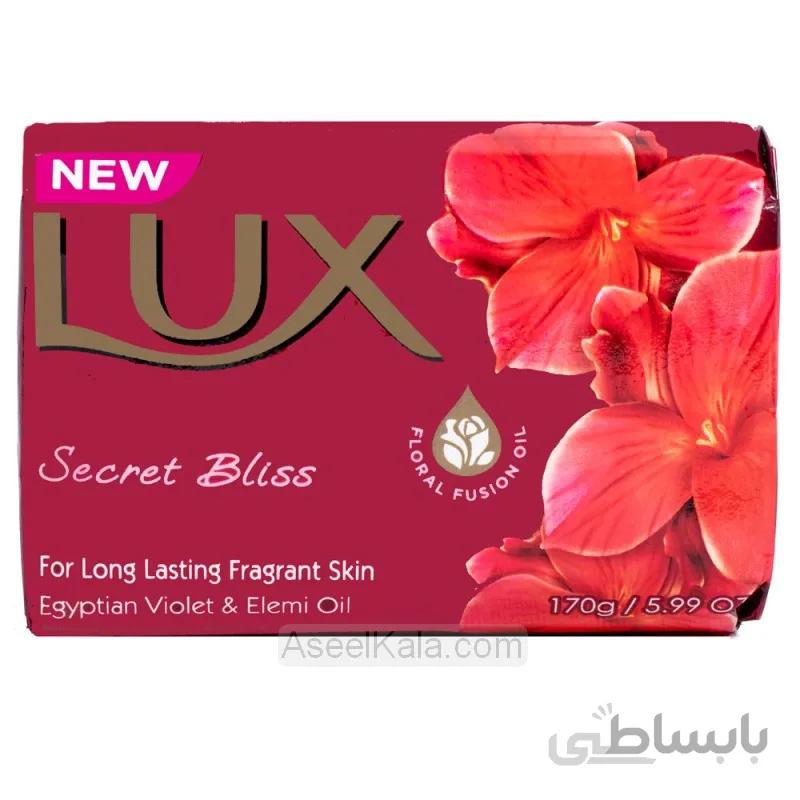 صابون لوکس LUX با رایحه Secret Bliss وزن 170 گرم