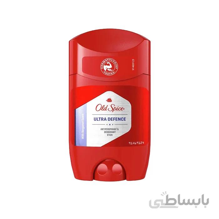 استیک ضد تعریق و دئودورانت مردانه الد اسپایس مدل ULTRA DEFENCE حجم ۵۰ میل