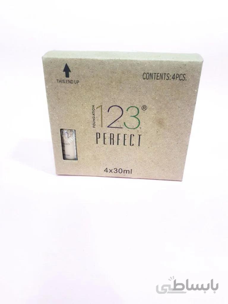 کرم پودر 123 پرفکت بورژوا BOURJOIS شماره 52 حجم 30 میلی