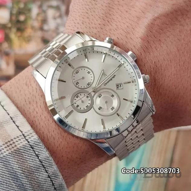 ساعت مردانه فلزی رومنسون کد 456521