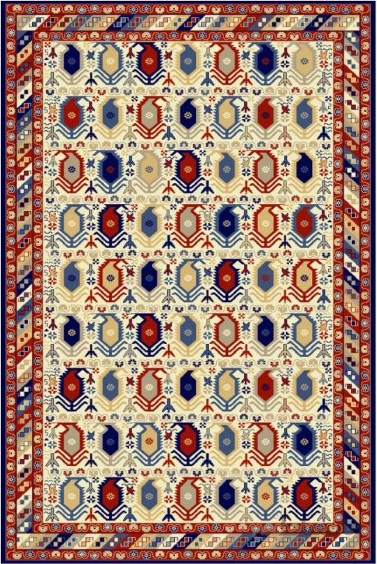 فرش ستاره کویر یزد کلکسیون سوپر گیلیم طرح G-071-8504