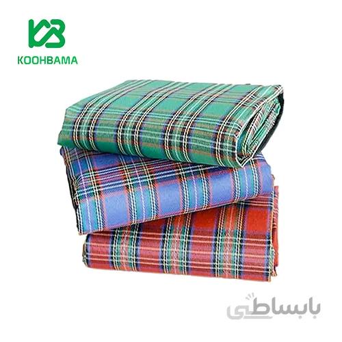 زیرانداز چهارخونه سفری 150*180 سانتی متر