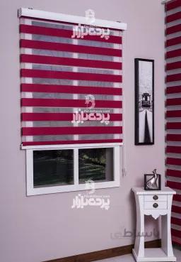 پرده زبرا مدل ساده MONO V-23