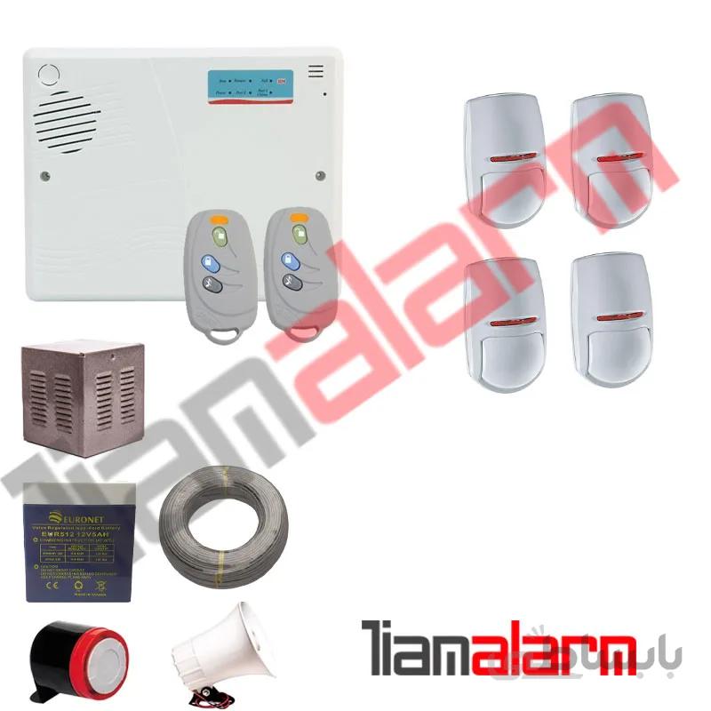 پکیج دزدگیر اماکن باسیم سایلکس تلفنی SL14PY4