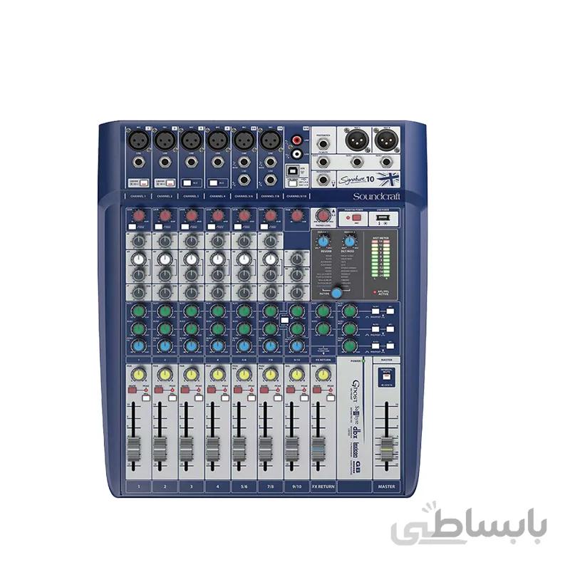 میکسر صدا ساند کرافت مدل Signature 10 ا Soundcraft Signature 10