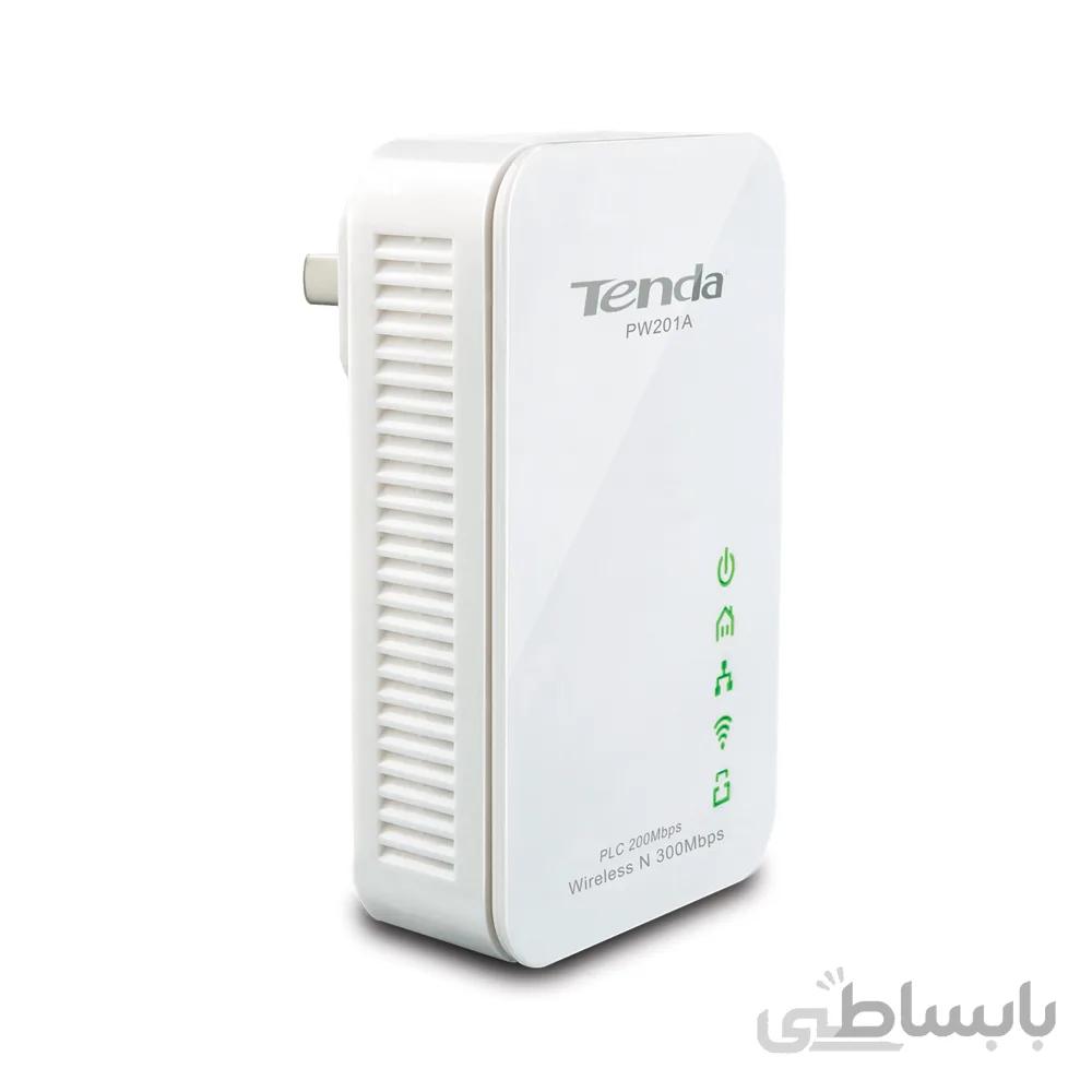 آداپتور شبکه تندا PW201A Powerline Wireless N300 Extender