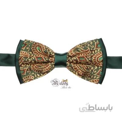 پاپیون سری مندو - مردانه (طرح ترمه سبز)