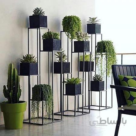 استند گل ایستاده مکعبی