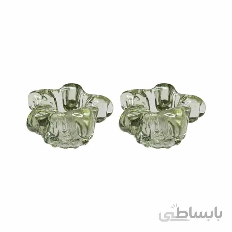 جاشمعی شیشه ای بسته 2 عددی مدل STC374