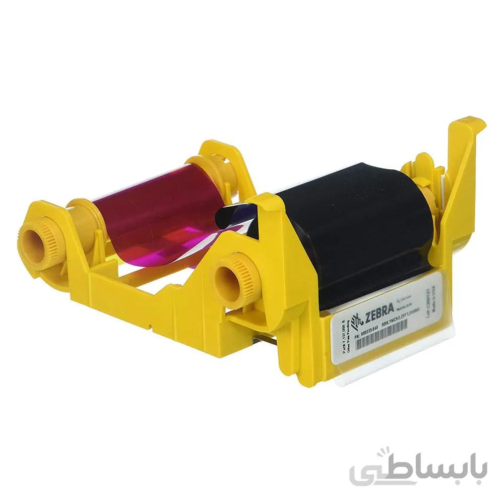 ریبون رنگی 200 عکس زبرا Zebra ZXP3 YMCKO Ribbon اورجینال
