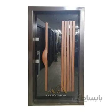 درب ضد سرقت مدرن مدل هایگلس مشکی