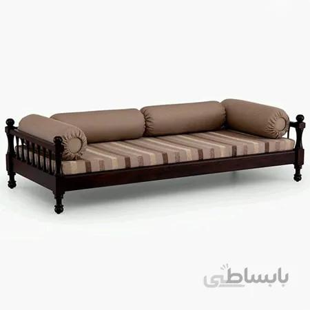 مبل راحتی چوبی طرح فرشته