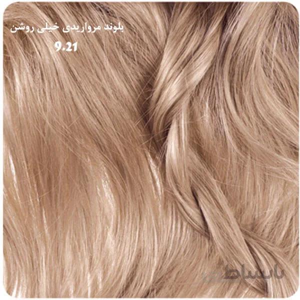 رنگ مو بیول بلوند مرواریدی خیلی روشن شماره 9.21